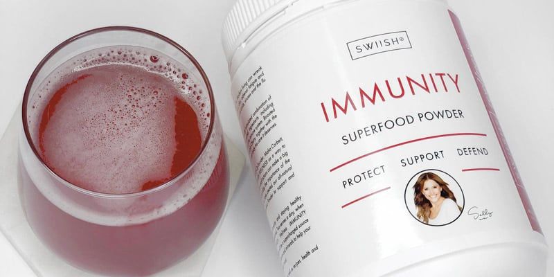 Immune support with superfood powder