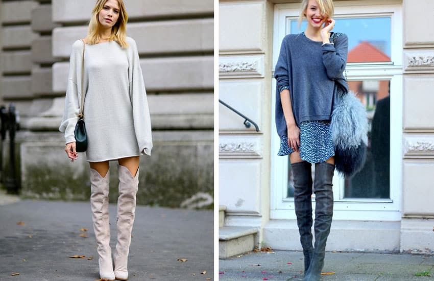 outfits with grey boots - Yahoo Image Search Results