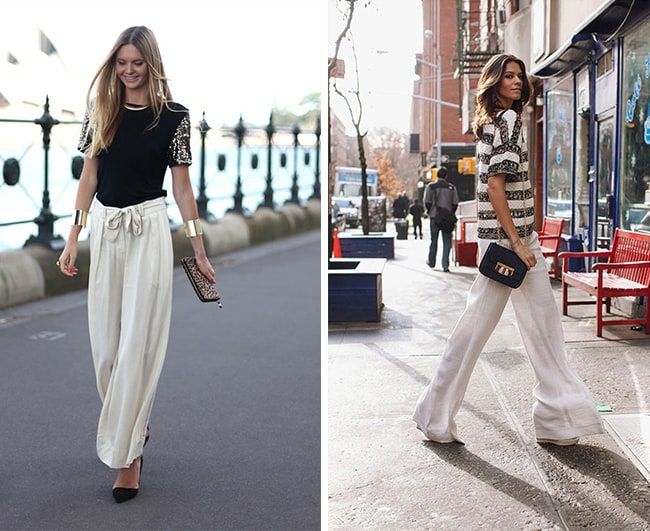 sandal palazzo pants