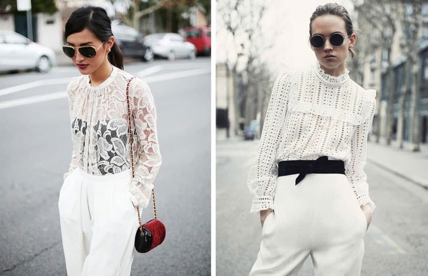 THE LACE HIGH-NECK BLOUSE: HOW TO WEAR IT - SWIISH Blog