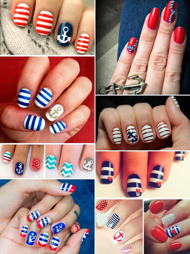 How to Nail Nautical Stripes — Sarah Christine