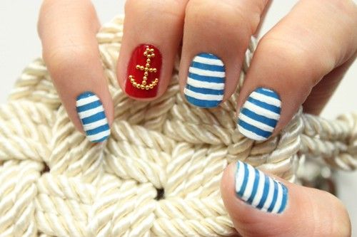 How to Nail Nautical Stripes — Sarah Christine