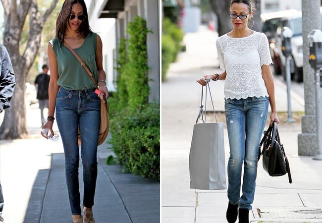 zoe saldana 2022 street style